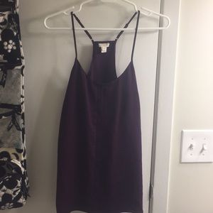Purple tank